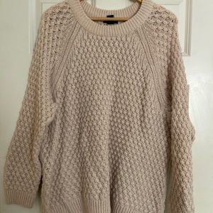 Bubble knit sweater